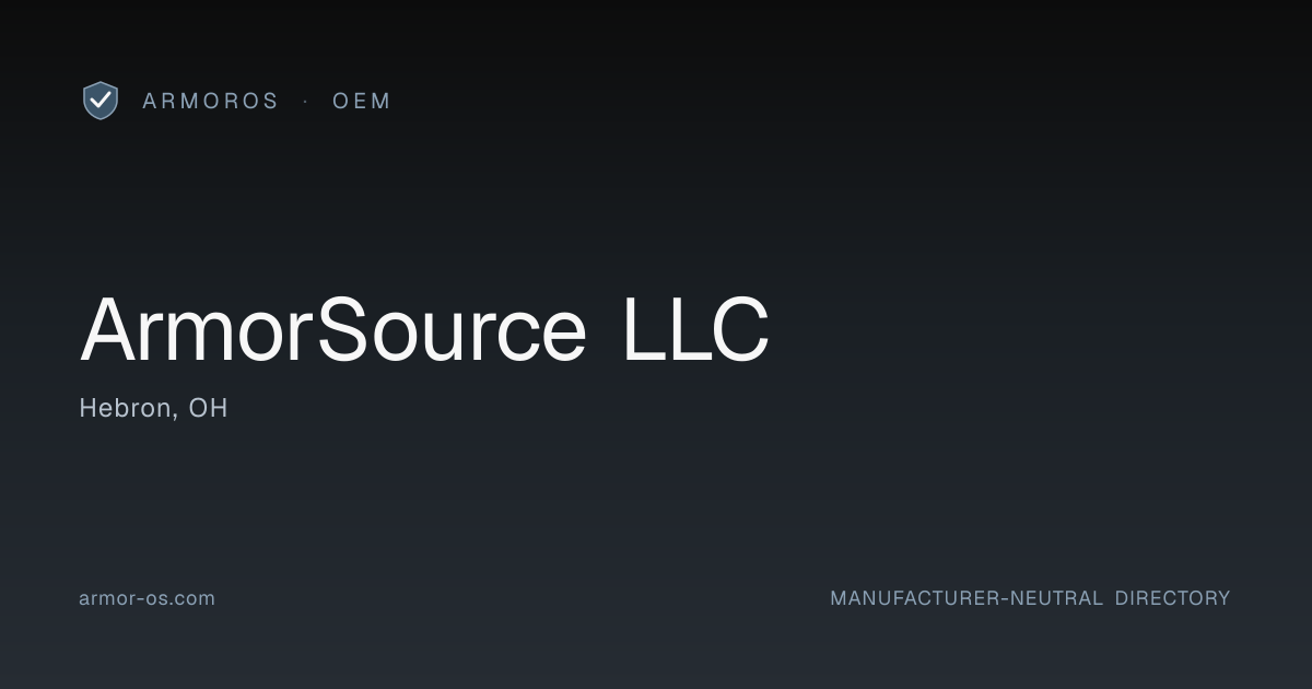 ArmorSource LLC · ArmorOS